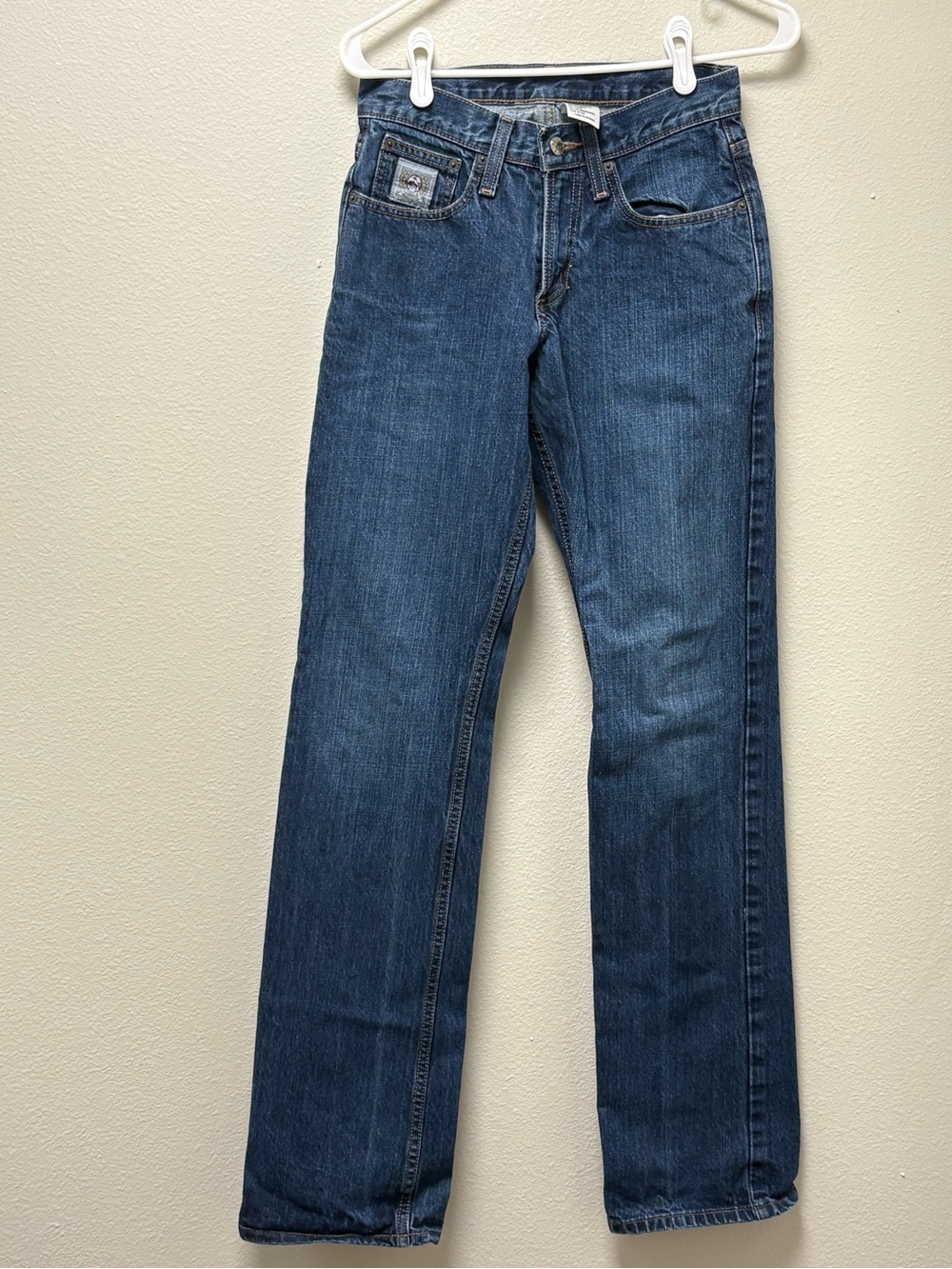 Cinch Men’s Slim Fit Straight Blue Cotton Denim Jeans Mid Rise 5-Pocket 27/36